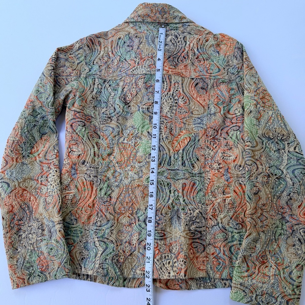 Woman’s Analogy Brand Textured Jacket Size Small - Picture 6 of 7